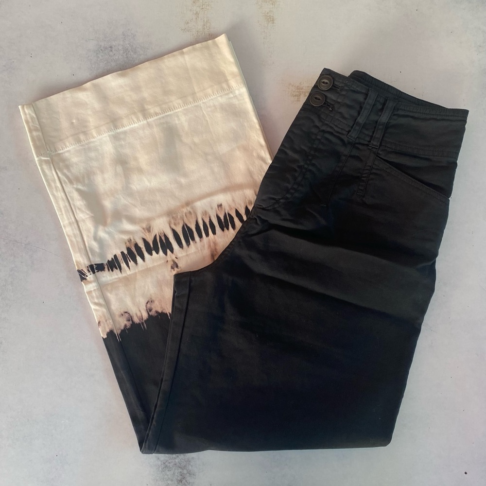 Anthropologie Flare Pant | Navy&Cream Size 26